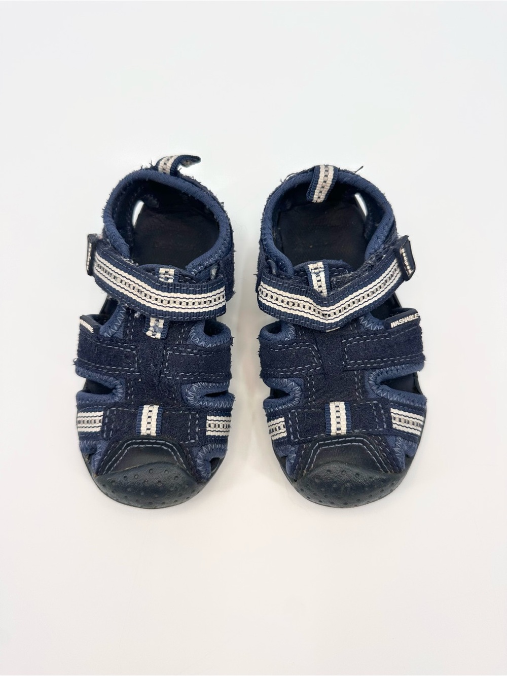 Pediped Navy Blue Toddler Washable Sandals Size 5.5 (EU 21)